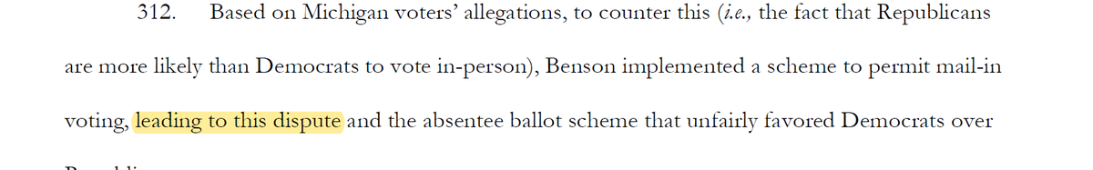 No - "this dispute" is the one about "post-certification election legislaoring" or whatever, remember? Not about things that happened in the states. For crying out loud, if I can keep your stupid story straight, why the hell can't you?