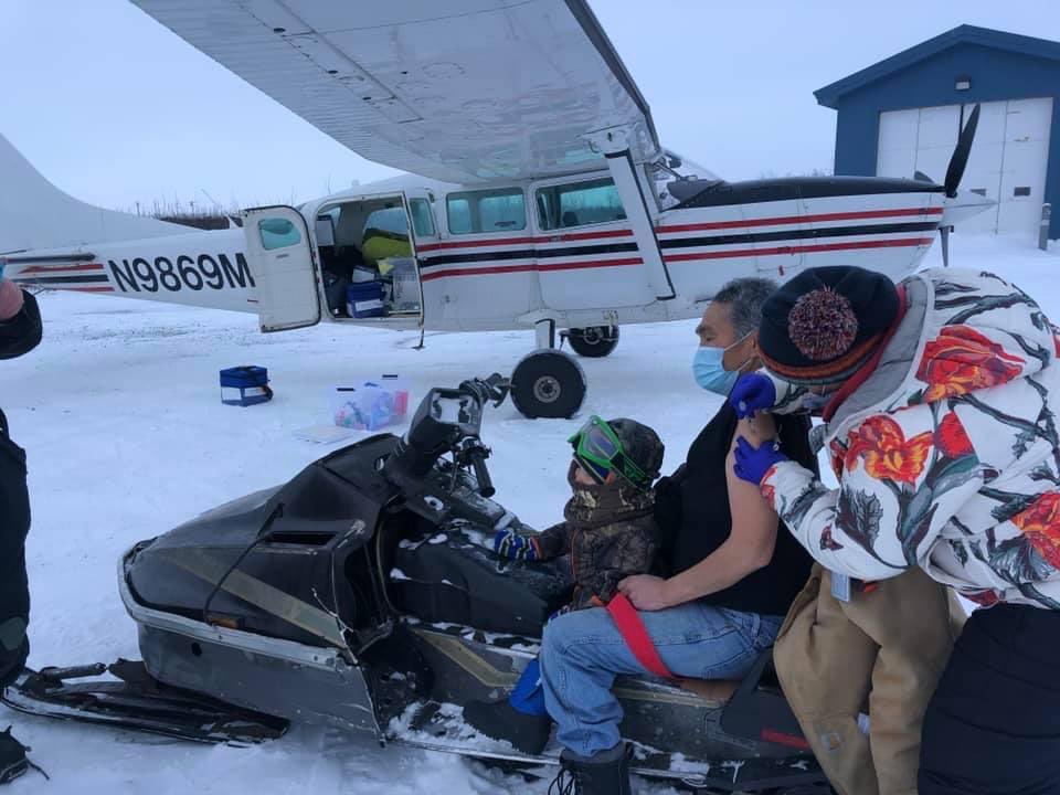 aktommyb's tweet photo. 2020 vaccine in Napkiak. From YKHC FB page. #AlaskanTough https://t.co/PGD9G0teMJ