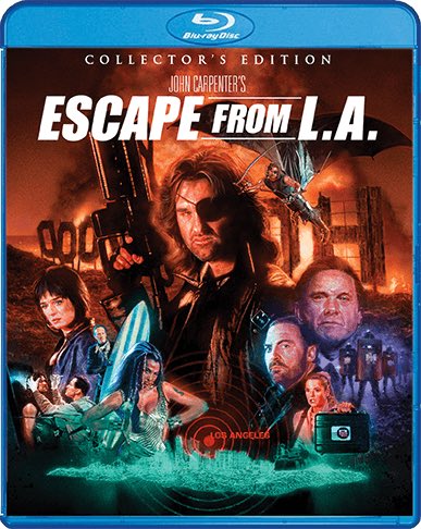 ESCAPE FROM LA. Was very happy to see a 4K scan of the OCN for this one. Yes, it’s silly but long deserved presentation of a wacky and fun flick.