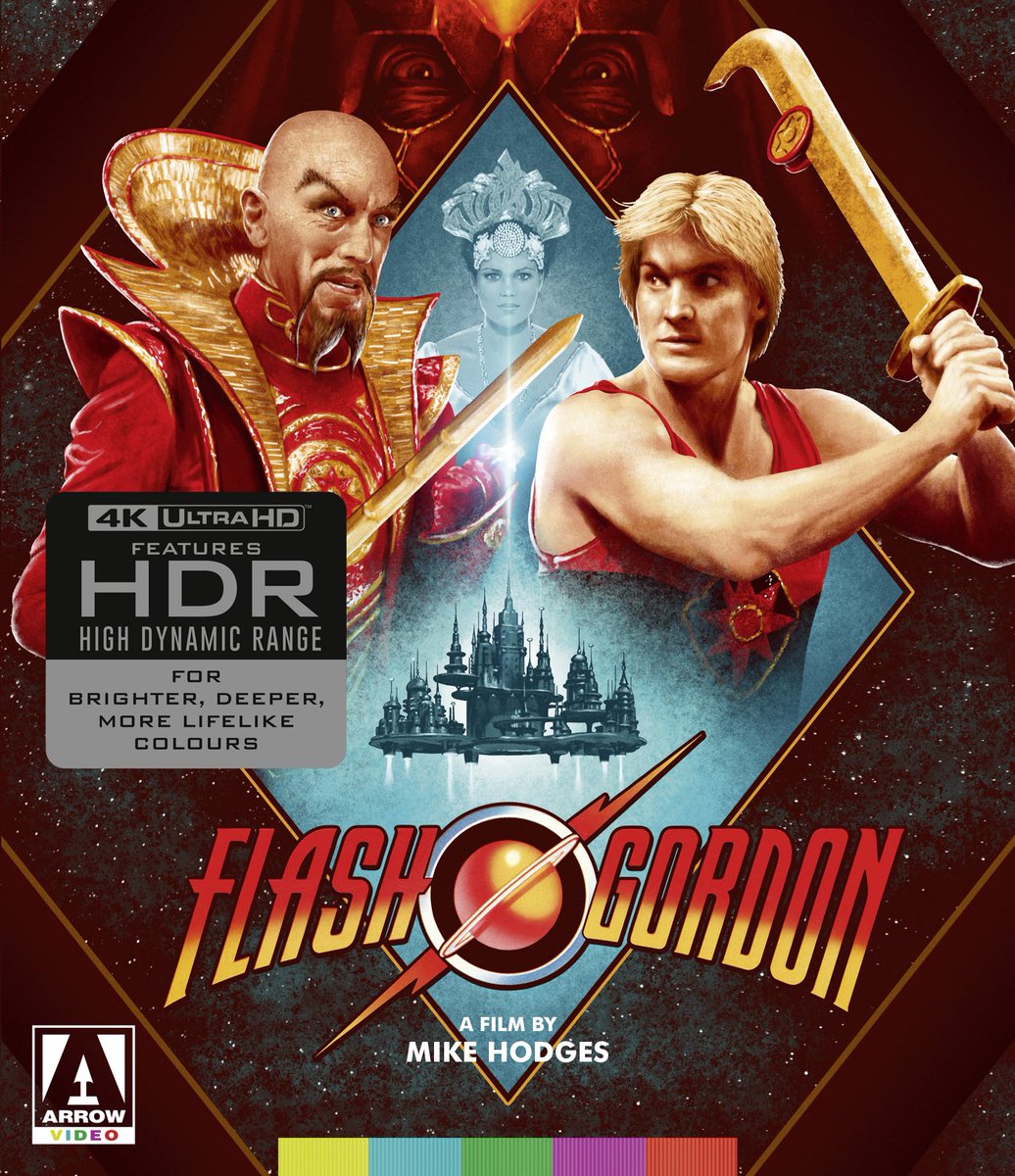 FLASH GORDON. It’s not the best movie in the world but this is one hell of a package from Arrow. Amazing release.