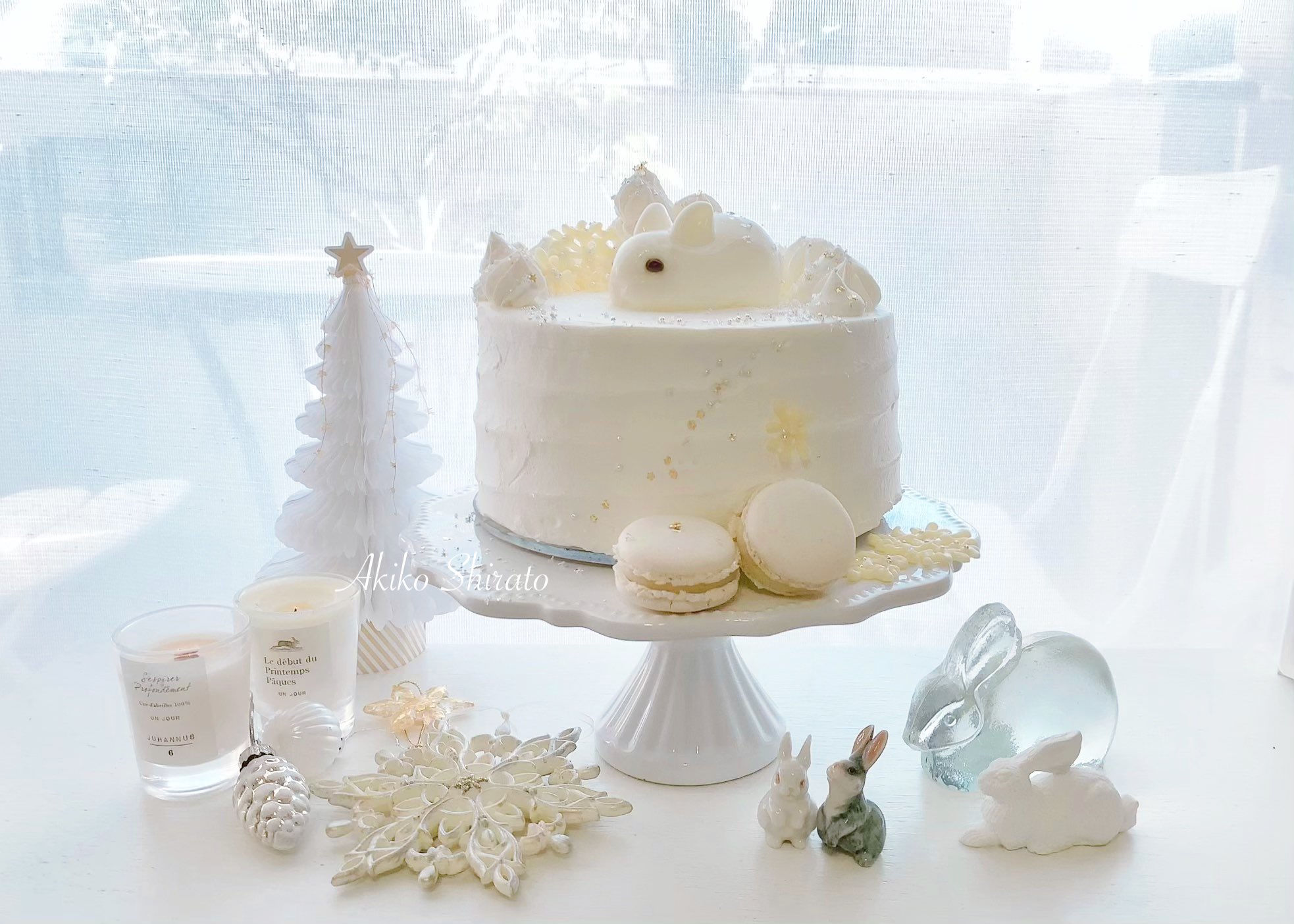 クリスマス☆うさぎタルト