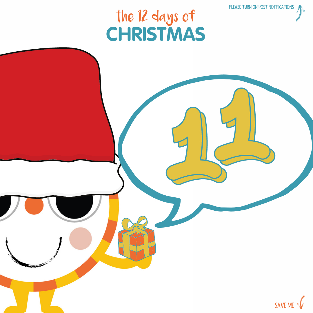The excitement levels are off the charts in our house now.
It's Day 11

.
.
.
.
. #christmasideas #christmassongs #christmascolouring #12daysofchristmas #christmaswithkids #spanishchristmas #learnenglish #learnspanish #easyspanish #easyenglish #christmasathome #12days #santaclaus