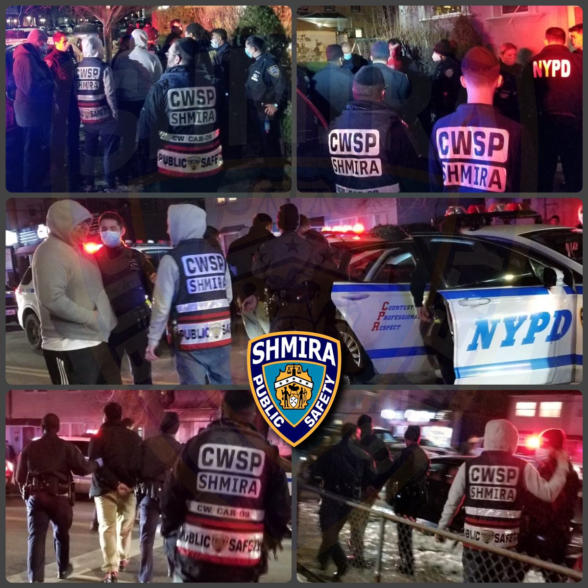 Shmira's tweet photo. JustNow: One of our members witnessed an assault in progress. He notified our dispatcher who alerted the @NYPDnews to the location. After solid #TeamWork, 2 perpetrators were taken into custody by @NYPD66Pct &amp; @NYPD70Pct #AlwaysObserving #Flatbush #FightingCrime https://t.co/FC4wTA8VR0