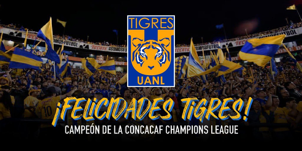 Felicidades <a href="/TigresOficial/">Club Tigres 🐯</a> por el título <a href="/TheChampions/">Concacaf Champions Cup</a> #ConcacafChampionsLeague #Concacaf nos vemos en el Mundial de Clubes de la #fifa