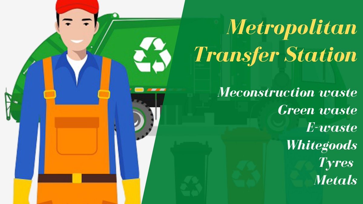 We offer a wide range of recycling &amp; wastes disposal services in Melbourne. We accept a large number of items for recycling and disposal. 
Visit: metropolitantransferstation.com.au/waste-disposal…

#WasteManagement #waste #eWaste #bins #melbourne #disposal #recycling #Australia
