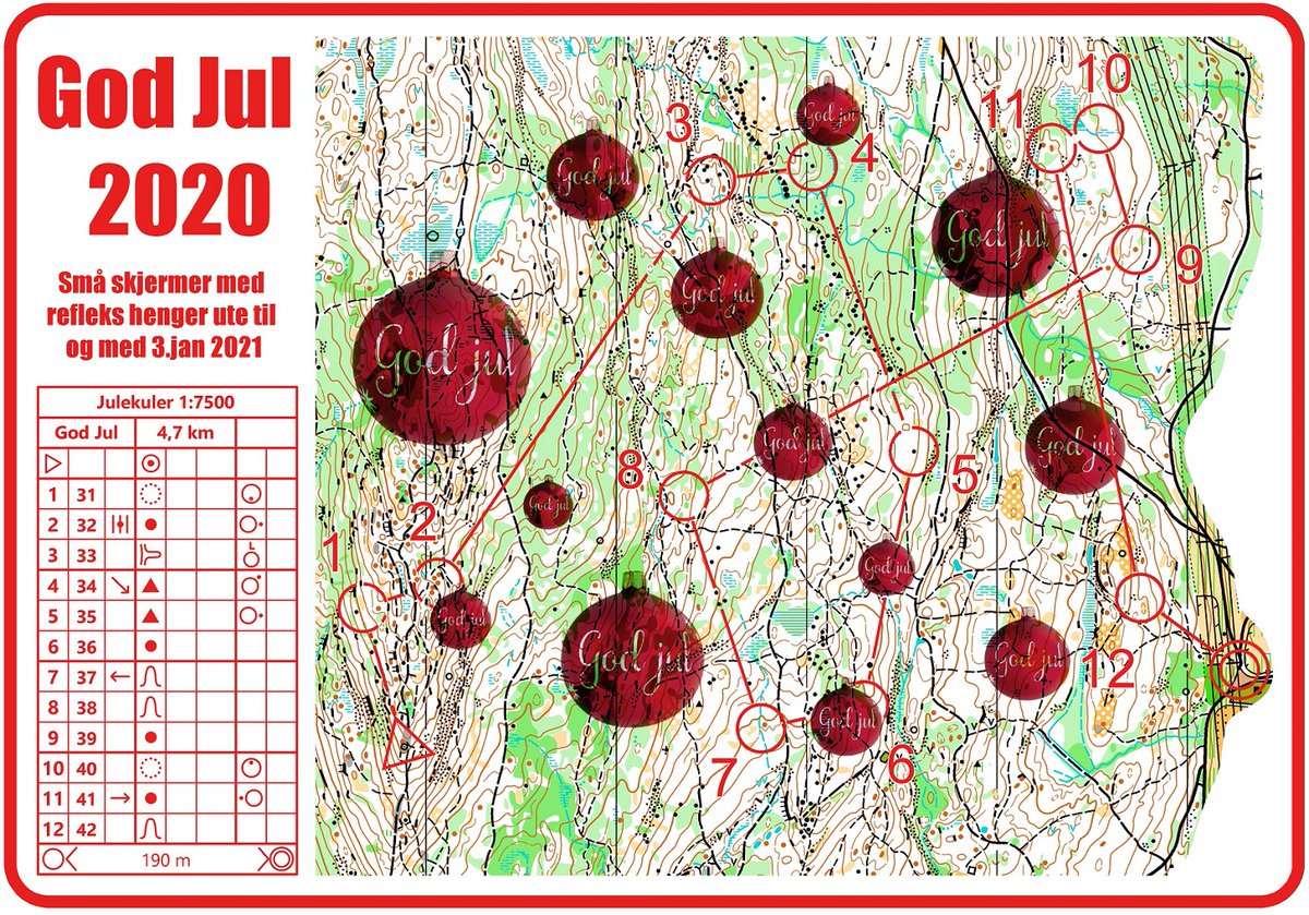 Ei juleøkt med start på utsiktspunktet på Vettakollen. Alle er velkommen til å ta økta: nydalen.idrett.no/orientering/do…