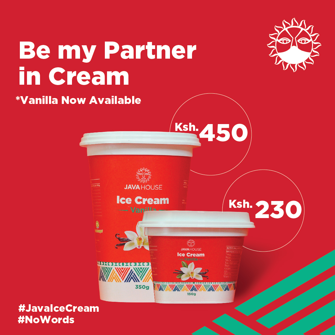 javahouseafrica's tweet photo. Have you tried the all new Vanilla, Strawberry and Chocolate ice cream tubs? Which one is your favourite? Let us know in the comments. Available for Ksh 450 for the 350g and Ksh 230 for the 150g.  #JavaLove #JavaIcecream #NoWords https://t.co/rBaAnWlLUY