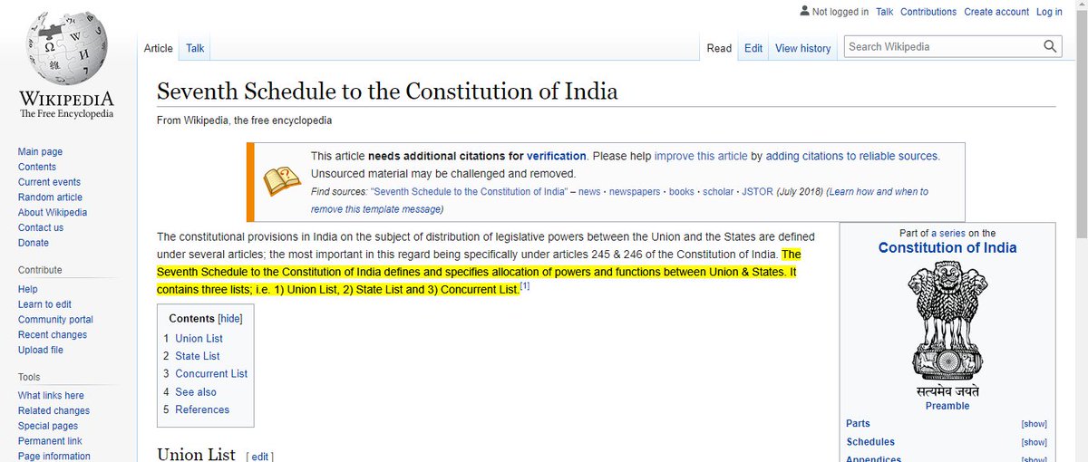 In simple words, there are few sections where only state govt. can make law (state list) & there are few sections where only Centre can make law (union list). However, there are few section where both can make law (concurrent list), refers to the 7th schedule of our constitution.