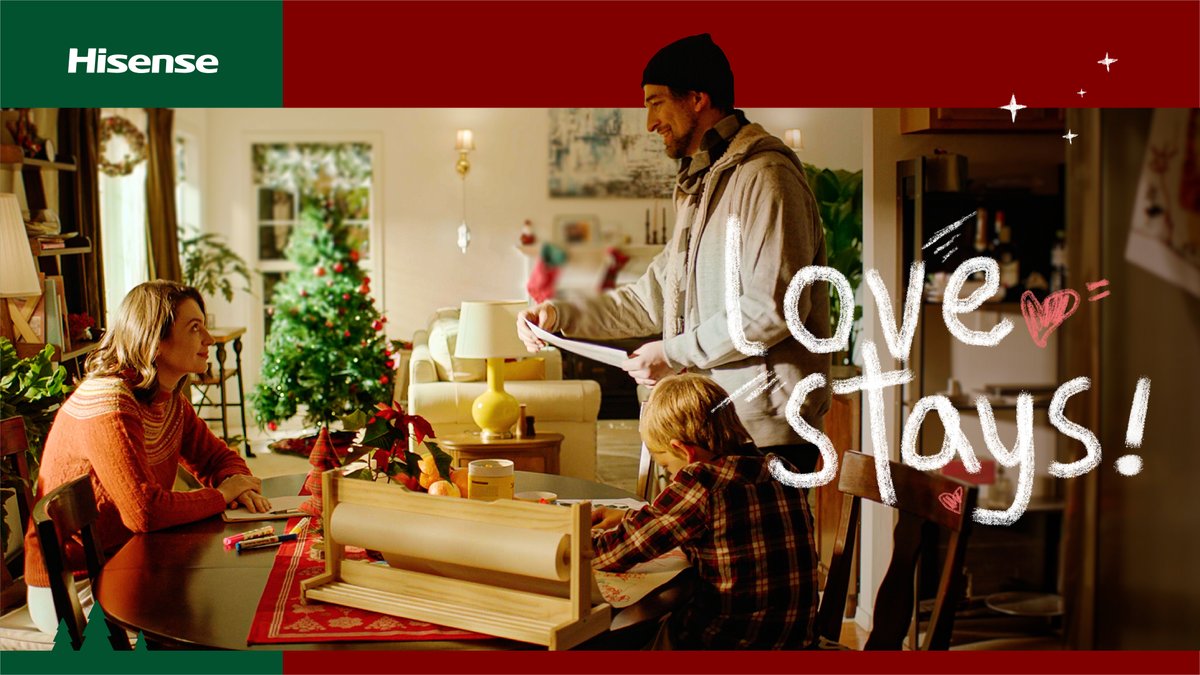 HisenseIntl's tweet photo. It may be the 26th but we all know Christmas isn’t over yet. Keep spreading the love!
Stay tuned for a short film by yours truly. #LOVESTAYS https://t.co/j2xr6xqxOo