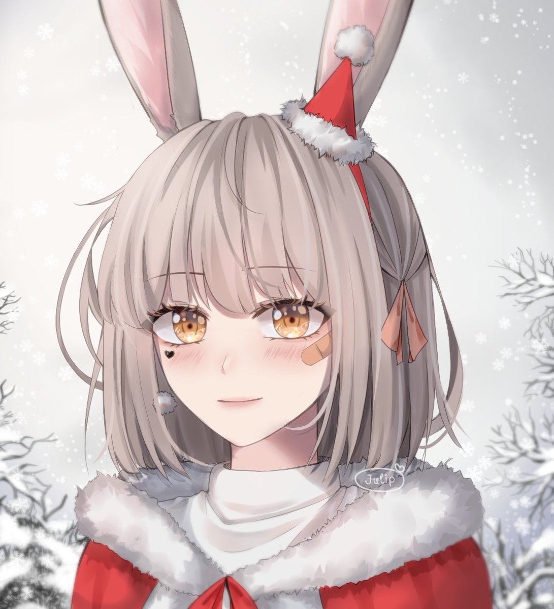 Julip_ppp's tweet photo. ลงงานค่ะ 
#artwork #Artist #Christmas #Commission #drawing https://t.co/MHipBpoZPt
