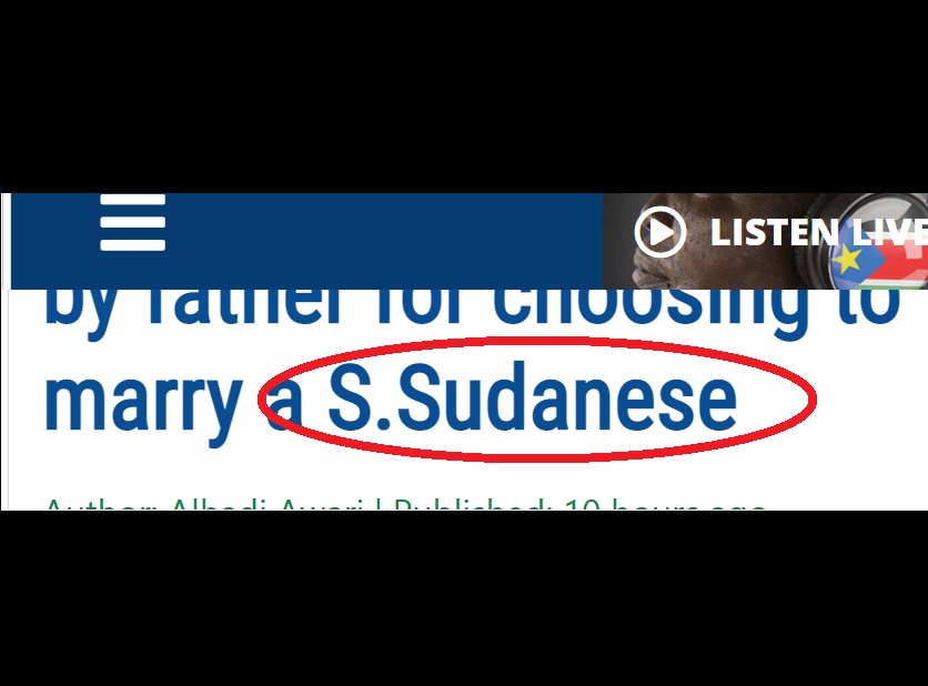 JuliusBintu's tweet photo. SOUTHERN SUDANESE Vs. SOUTH SUDANESE

Is it hard to write 'South Sudanese' instead of 'S.Sudanese'? Ambiguity! 'S.Sudanese' may be interpreted as, either;

1. Southern Sudanese
2. South Sudanese 
 
Do the two above mean same thing? No! 

1/  #SSOT #DotSS #Juba #Abyei #SouthSudan https://t.co/tiFPWp8oFi