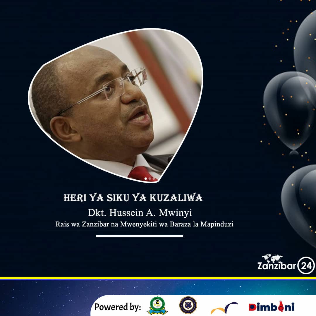 zenjbar24's tweet photo. Heri ya Siku ya Kuzaliwa Rais wa Zanzibar na Mwenyekiti wa Baraza La Mapinduzi.

Dk Hussein Ali Hassan Mwinyi. https://t.co/rgFkbivPXk