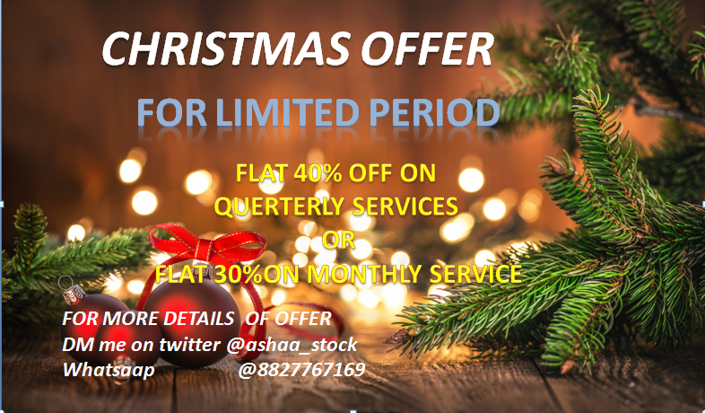 ashaa_stock's tweet photo. #ChristmasEve #Christmasoffer #limittime
Grab the offer 
More Information DM me https://t.co/swiQmdesy6
