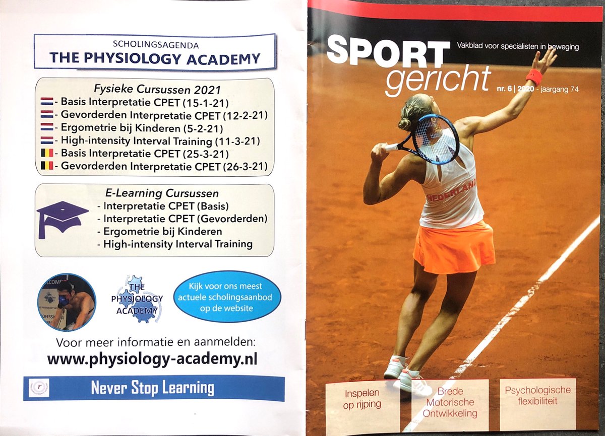 Mooie afsluiting van 2020 op de achterkant van <a href="/SportGericht/">SP⭕RTgericht</a>. Op naar een mooi en gezond 2021! #StayFit