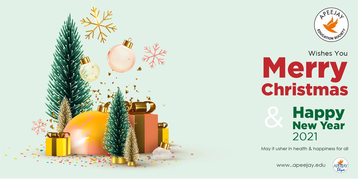 school_apeejay's tweet photo. #HappyNewYear #NewYear2021 #Christmas2020 #Celebration #MerryChristmas #StayHome #AES https://t.co/702DzllZR0