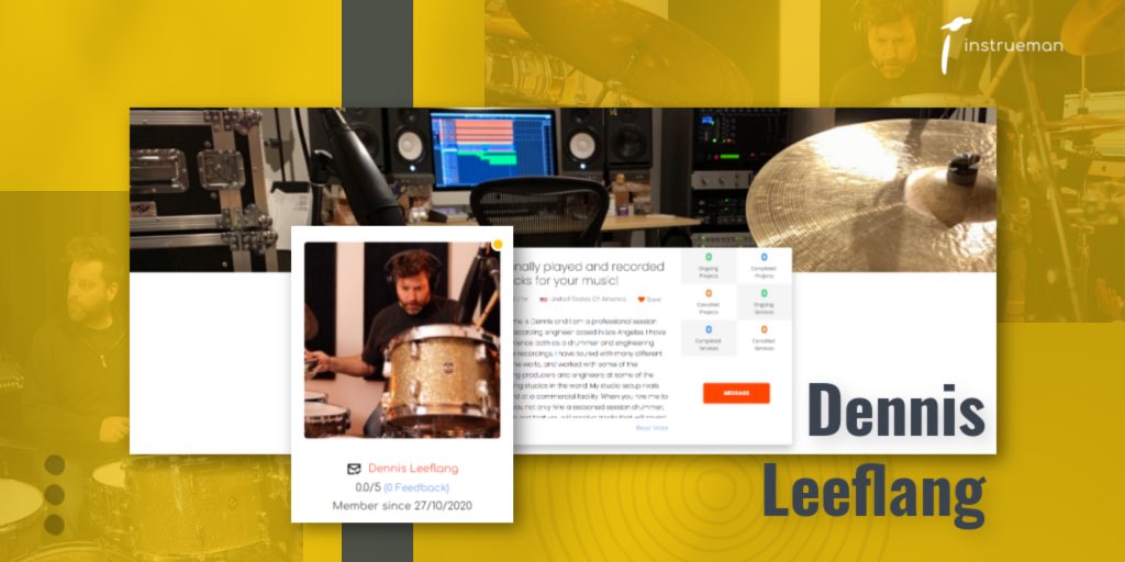 • Instrueman is a brand new platform, that allows composers and producers to easily add a human touch to their creations. 
#composer #sessionmusician #remoterecording #studiomusician #homerecording