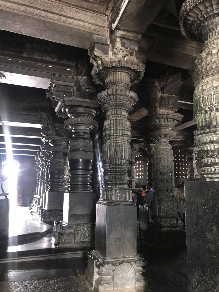 The Chennakeshava Temple, is a 12th-century Hindu temple in the Hassan district of Karnataka stateIt was built over 3 generations & took 103 years to finish. It was repeatedly damaged & plundered during wars, repeatedly rebuilt & repaired over its histor #GreatHinduTemples