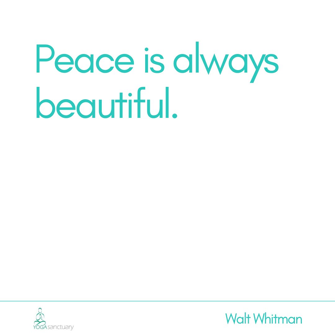 Peace brings with it so many positive emotions that it is worth aiming for. May you have peaceful Holidays! ✨

#happyholidays #holidayseason #spreadtheyogalove #wisdomwednesday