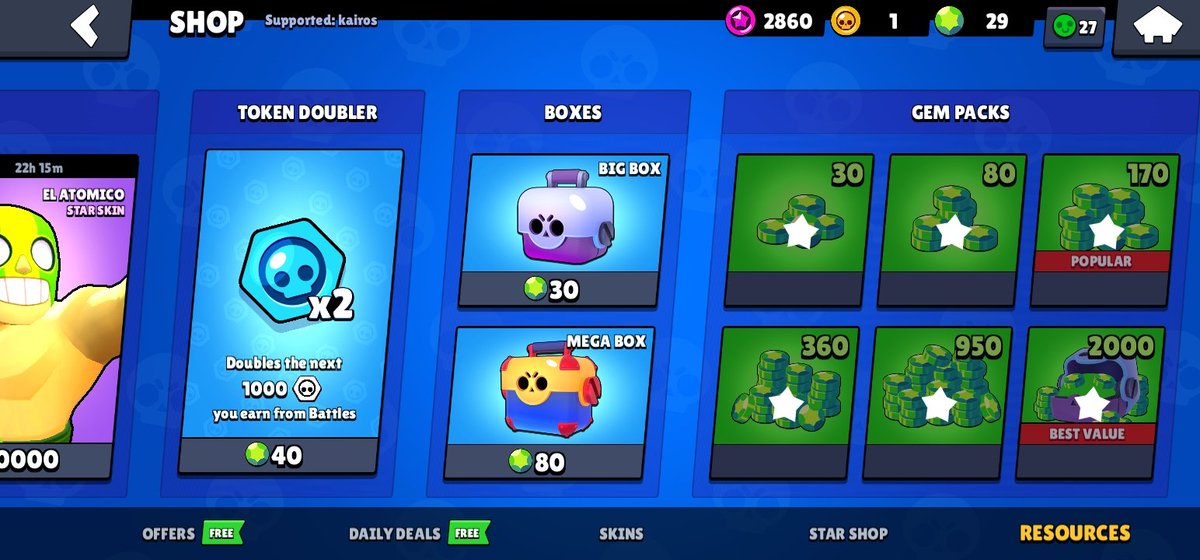 Fable Brawl Stars On Twitter Brawlstarsin Brawlstars L Want To Add Gems To My Account But It S Not Loading From Few Hours What Should L Do Now Pins - what should i spend my gems on in brawl stars