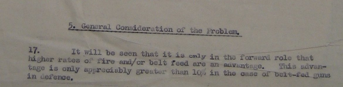 After the AORG analysed mag v belt-fed weapons in various roles: defence; attack - firing to kill; attack - firing to neutralise; with a tripod, against moving targets or even used in the AA role that belt fed was only a 10% advantage over the Bren...6/