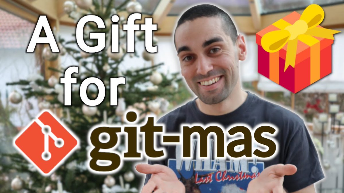 Ben_Kadel's tweet photo. SURPRISE VIDEO!
A gift from me to you all during this magical time of year...
A Git video containing 3 wonderful git topics to learn about some of the lesser-known (used) git functionality
Merry Git-mas!
Git bless us, everyone!
https://t.co/SaFxbUJb65
#git #Gitmas #GitTips https://t.co/GX8PUcYyTU