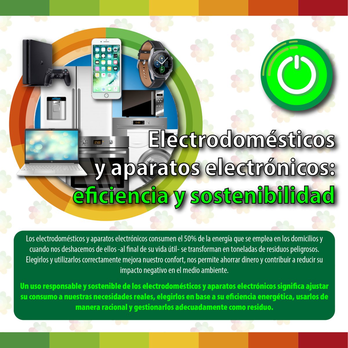 ¿Pensando en regalar o regalarte un electrodoméstico o aparato electrónico? 

#ConsumidoresAlAndalus puede ayudarte a elegir uno eficiente y sostenible. Consulta nuestra guía ⤵

ℹ fed-alandalus.es/actualidad/454…

#ConsumoResponsable2020 #DeCeaErre