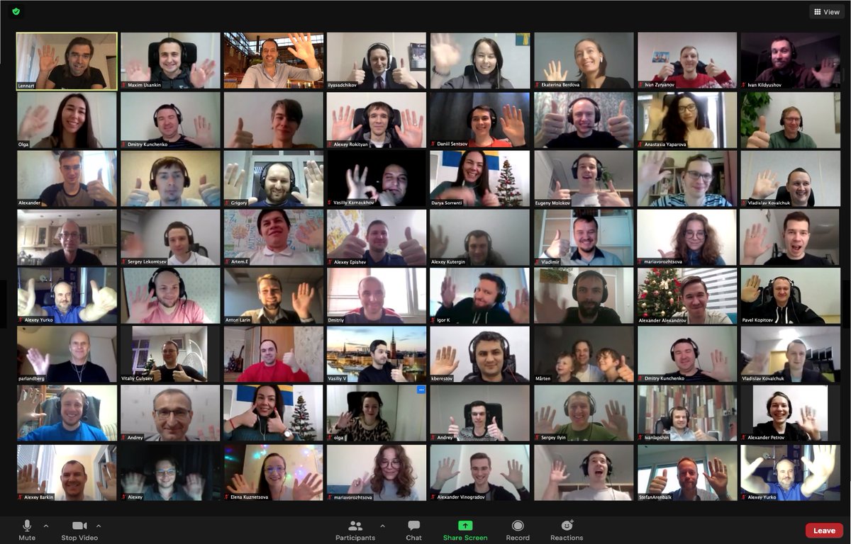 fastdev's tweet photo. For many this year, the digital meeting was the novelty turned normal. But for our international team at #Fastdev… well, it was very much business as usual! Here, we crammed ourselves as close as digitally possible to wish you all a happy and healthy holiday season! 🎊 https://t.co/iFc93OEz10