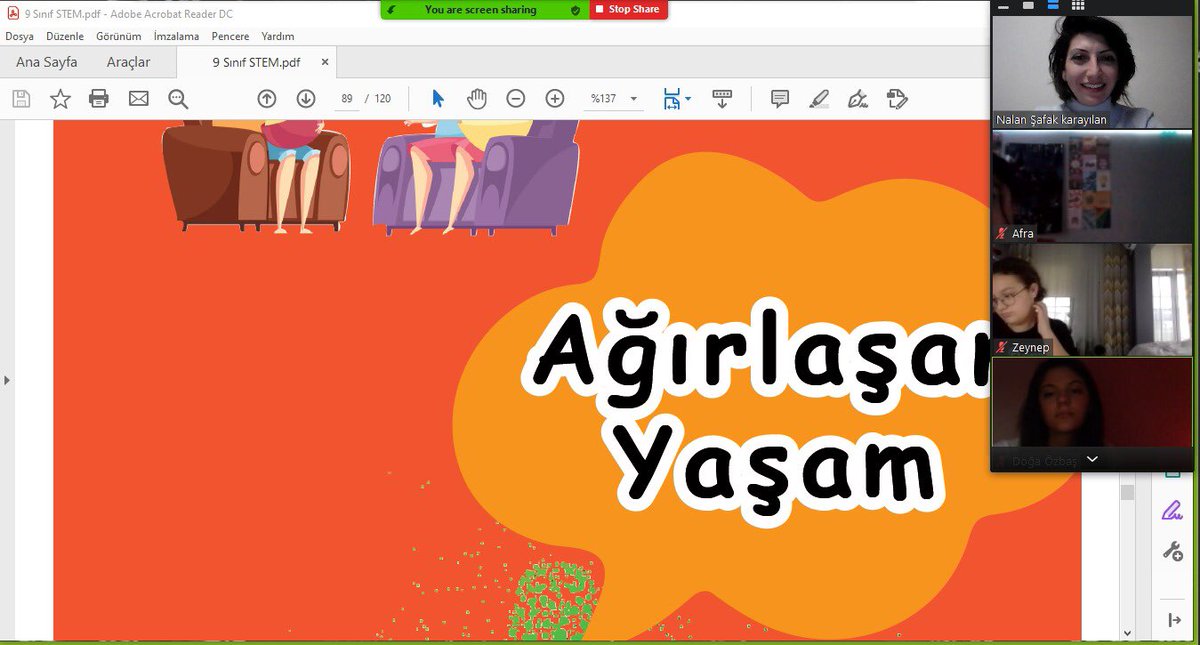 nalansfk's tweet photo. Biyoloji dersimizde Agirlasan Yasam adi altinda obeziteye cozum bulmaya calisan 9. Sinif ogrencilerimiz.#STEMgelecektir @SencerCorlu @mserhankal @cuneytd1 @benaykaragz @ozgeeasln @melikekilic55 @berna_karasu1 @OzbasLevent @Sakarya_BK https://t.co/NXbuXPj9lY