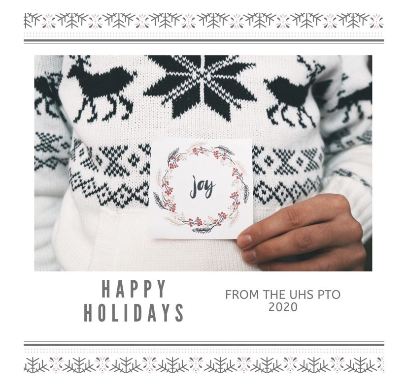 Hope your Holiday is merry and bright!  Looking forward to 2021 ❄️