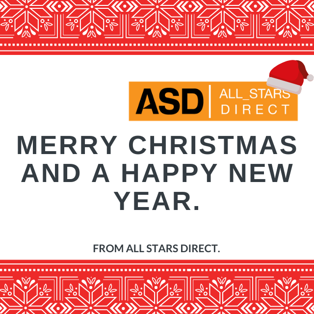 AllStarsDirect's tweet image. Merry Christmas and a Happy New Year from ASD.
Thank you for choosing our business!☃️🎁🎉