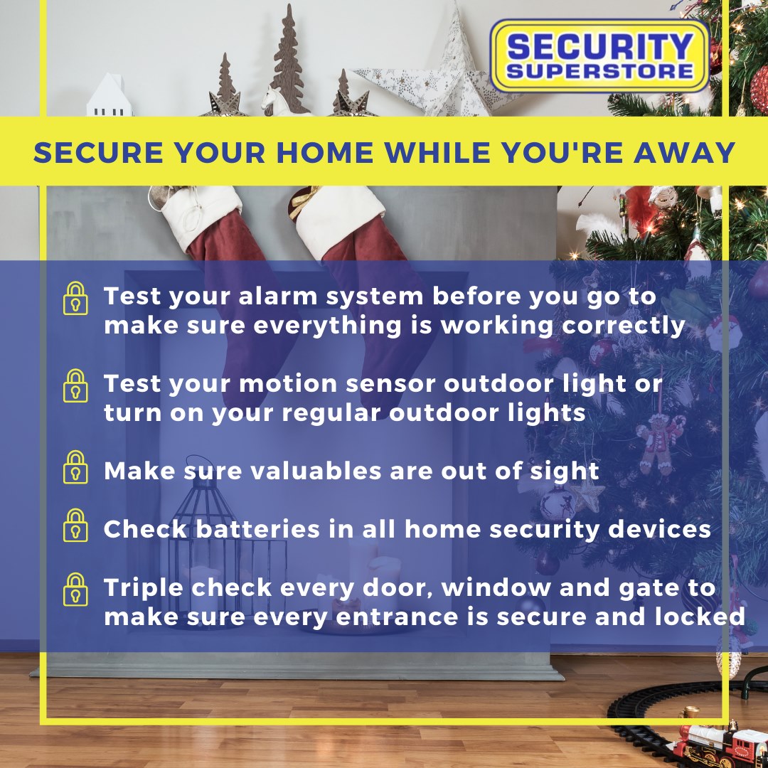 SecSuperstore's tweet photo. These holiday home security tips will help to keep your family safe without adding too many items to your seasonal to-do list!π
#securitysuperstore #gardenroute #SouthAfrica https://t.co/mL90LOvoGm