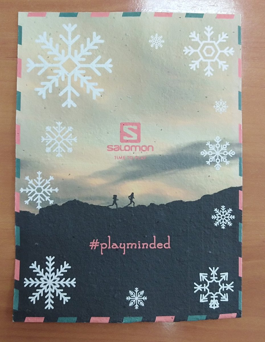 TrailAndalucia's tweet photo. @Salomon_Spain nos manda esta original Felicitación de Navidad. Hoy es una felicitación, mañana será una planta. Gracias amigos.
#Playminded #TimetoPlay #FelizNavidad https://t.co/vXYwWkuhJz
