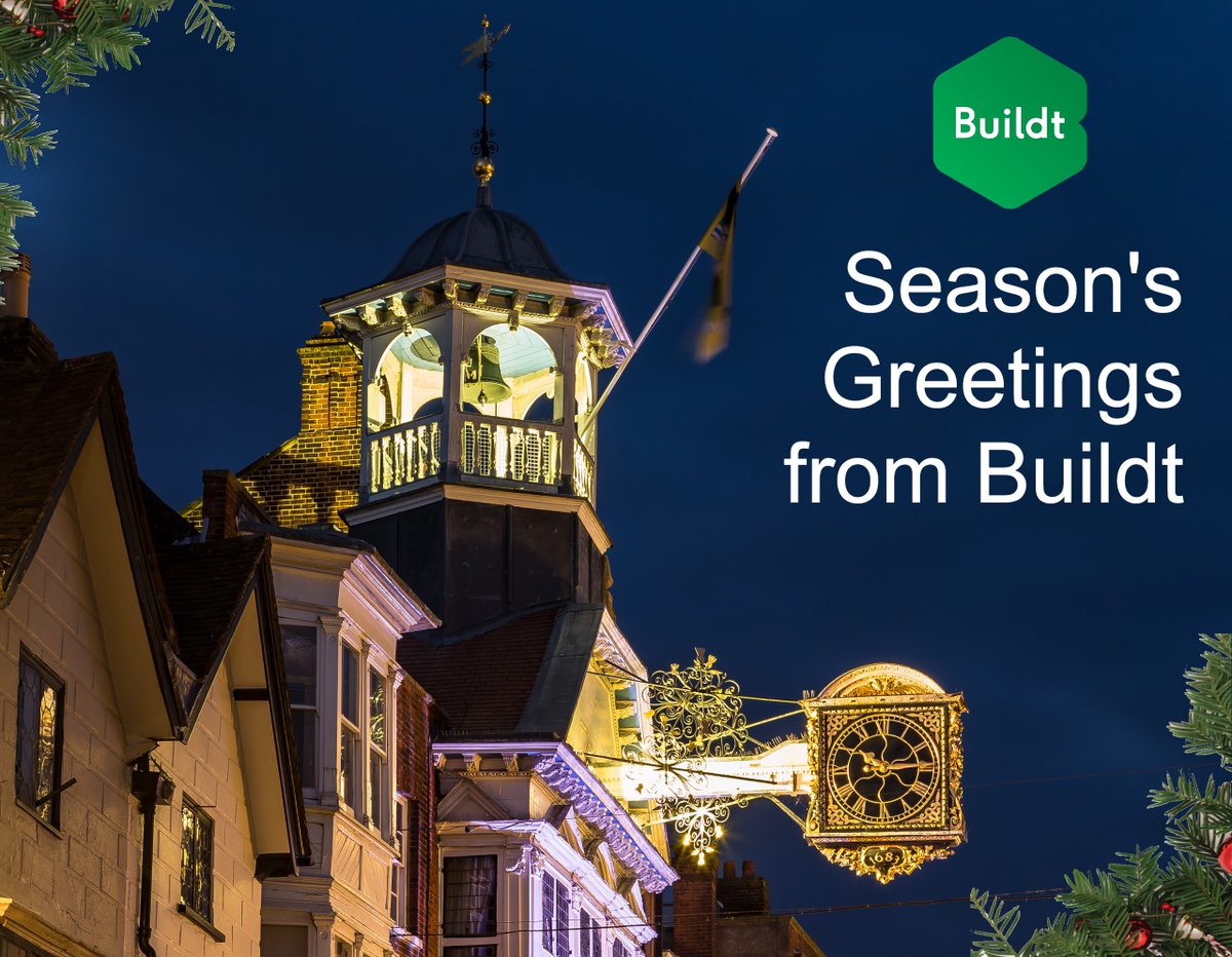 Seasons greetings and all the best for 2021 from all of us at Buildt!