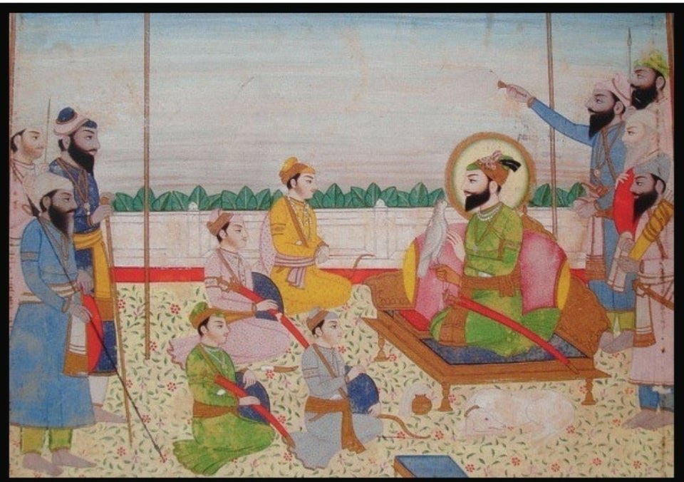 His actions were strongly resisted by nearby Hindu nobility and their Mughal overlords who conspired to besiege him in Anandpur, and then chase him, after a series of running battles, 40km further south to Chamkaur.The two eldest sons were killed in these battles