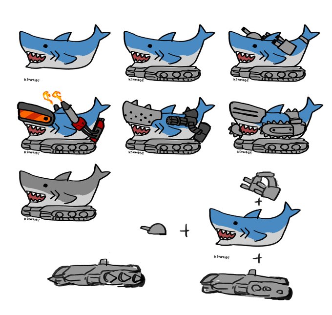 「鮫」のTwitter画像/イラスト(人気順｜RT&Fav:50)｜5ページ目