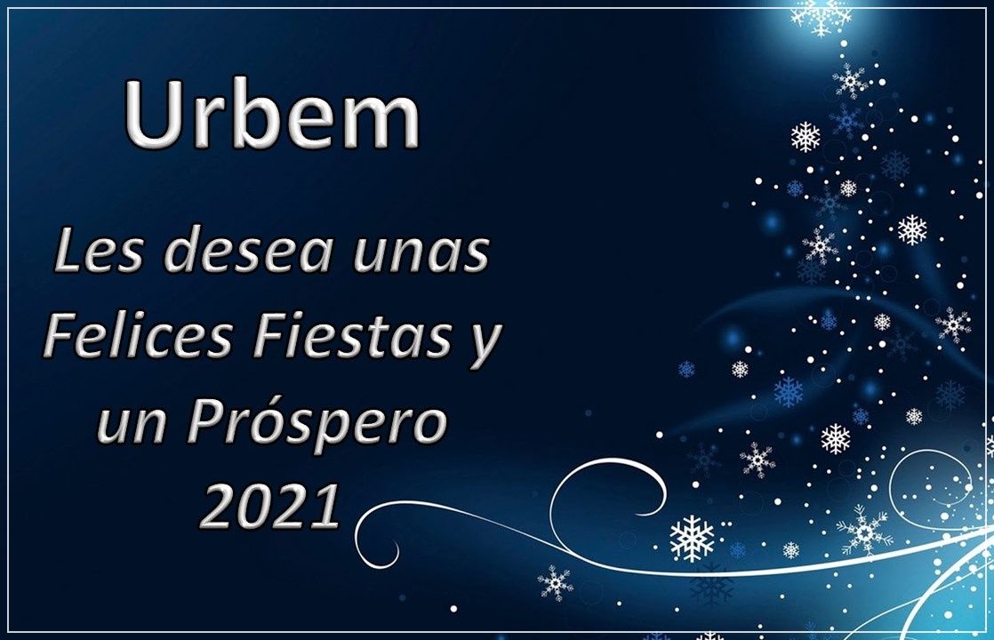 El equipo de <a href="/urbem_es/">Urbem, S.A.</a>  os desea una Feliz Navidad. Esperamos volver a vernos todos para un 2021 cargado de ilusión.