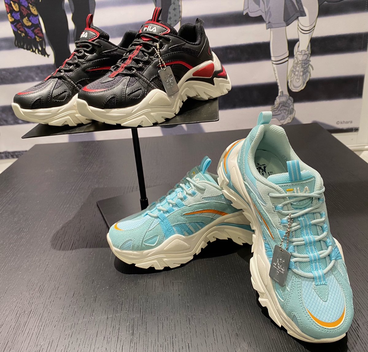 Radio Eva Store Pre Order Filaコラボスニーカー第2弾 シンジ レイ アスカ着用の Fila Wavelet Alpha Evangelion Limited はマルチスタイリング可能なランニングモデル マリ カヲル着用の Fila Interation Evangelion Limited はダッド系 Radio Eva Store Pre Order Filaコラボスニーカー第2弾 シンジ レイ アスカ着用の Fila Wavelet Alpha Evangelion Limited はマルチスタイリング可能なランニングモデル マリ カヲル着用の Fila Interation Evangelion Limited はダッド系