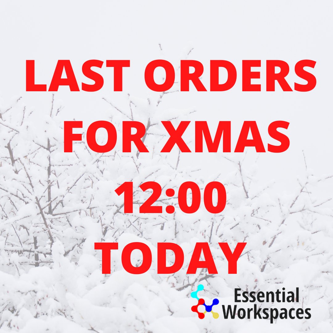 e_workspaces's tweet image. 😱 LAST ORDER FOR XMAS DELIVERY 12:00 TODAY!

👉 bit.ly/3mpSLzK

#xmasshopping #furnitureshop #gadgetshop #usefulstuff