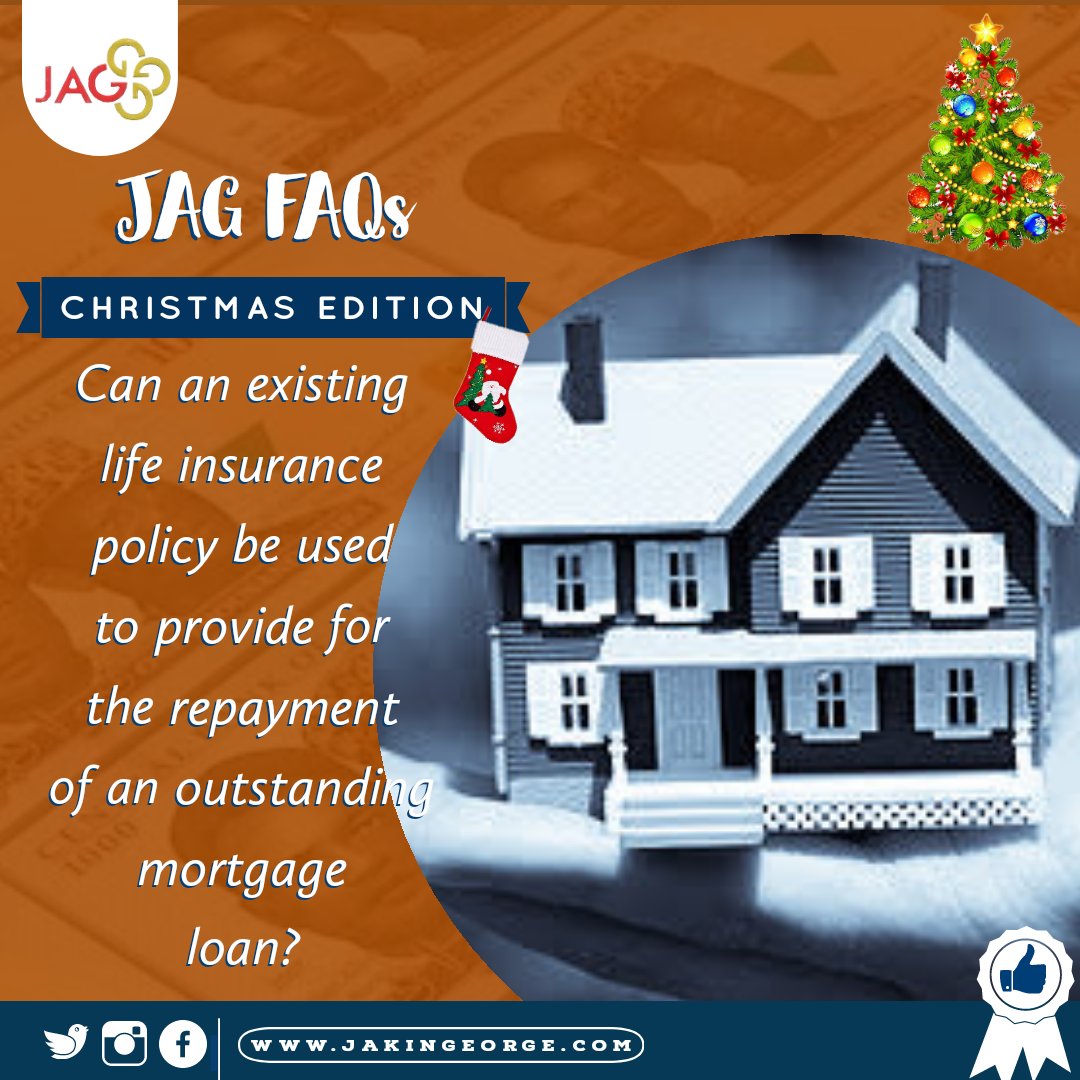 jakingeorge's tweet photo. It's the Christmas edition of your favorite JAG FAQs Wednesday...
Life insurance like term life or whole life insurance can be used to pay off a mortgage.
The beneficiary can spend the death benefit as they see fit...
Thread.
#WednesdayMotivation
#Christmas
#InsuranceFAQs https://t.co/ybpoXqxI4I