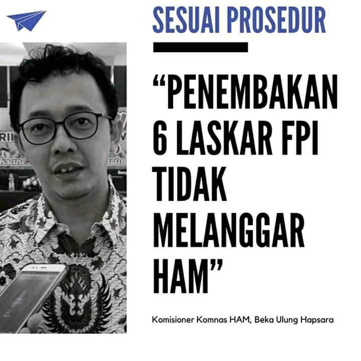 Klarifikasi. Saya tidak pernah mengeluarkan statemen/kesimpulan seperti di bawah. Sampai saat ini tim <a href="/KomnasHAM/">HAM untuk Semua!</a> masih pada tahap mengumpulkan fakta peristiwa dan keterangan para pihak. Kesimpulan dan rekomendasi baru akan disampaikan ketika semua lengkap dan dianalisa