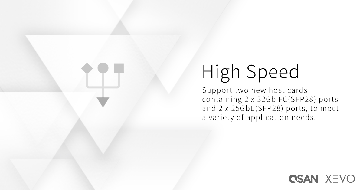 QSANstorage's tweet photo. XEVO supports two new host cards. Not only embrace the power of high-speed connectivity but also reduces the deployment complexity.
https://t.co/69ddU6O6YZ
#QSAN #XEVO #XCubeFAS #XF3126D #flasharray #NVMe #storage #data #managementsystem https://t.co/BMIW3q0Up3