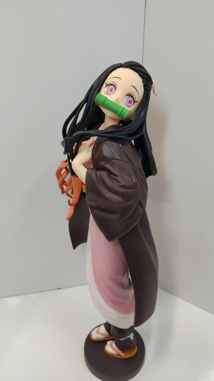 テクモピア伊丹店 鬼滅の刃 Glitter Glamours Nezuko Kamado 入荷しました グリッター グラマラスシリーズに禰豆子が登場 組立不要の大きなフィギュアです 振り返った仕草がかわいい 伊丹 イオンモール伊丹 テクモピア フィギュア