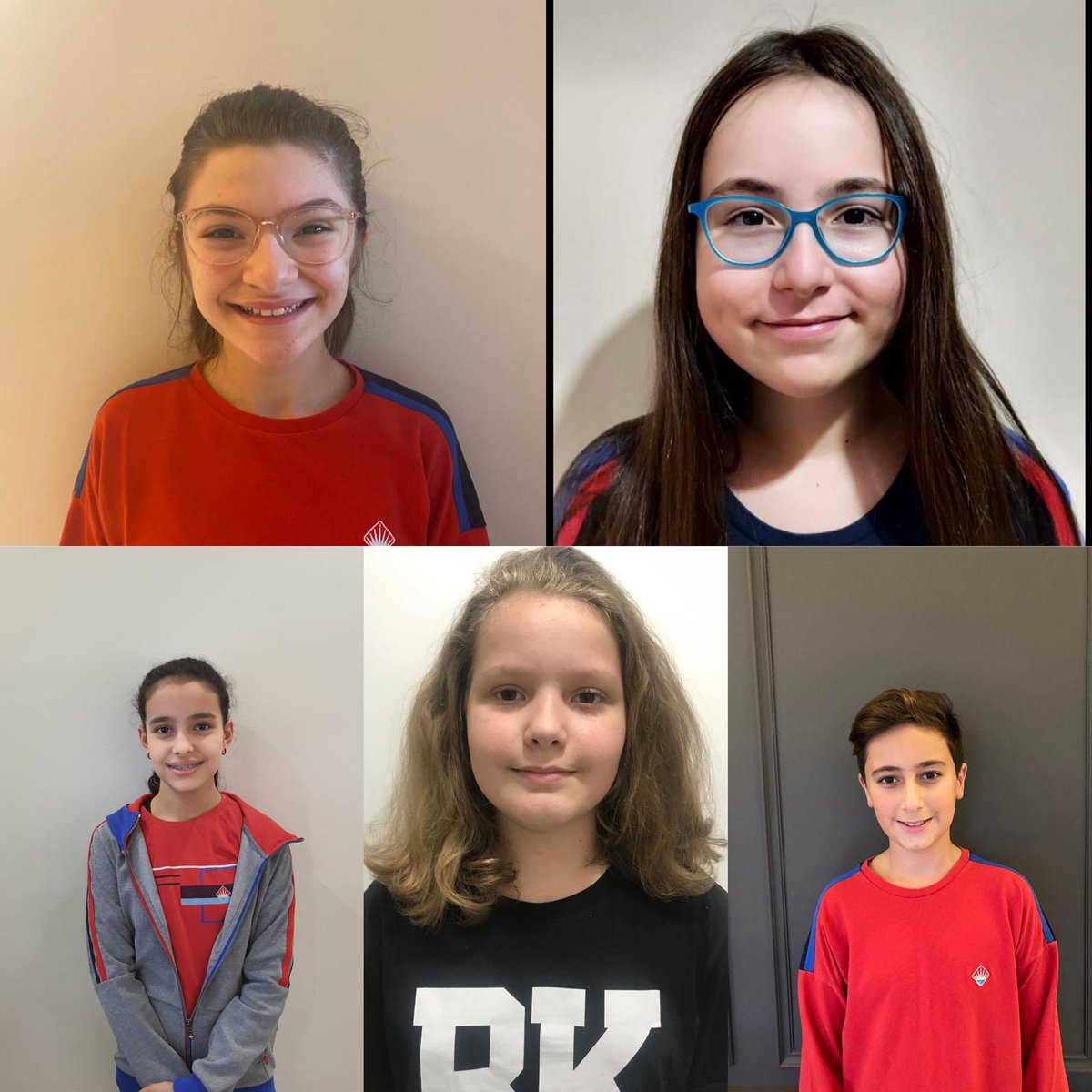 Türkiye geneli 6.sınıf öğrencilerimize uygulanan AGİS-5 sözel bölümdeki tüm soruları doğru yanıtlayarak Türkiye birincisi olan öğrencilerimiz Ayça Duru Kostak ,Rüya İrfanoğlu,Yağmur Yeğenoğlu,Neva Bozacı ve Poyraz  Ziya Dik’i tebrik ediyoruz.👏👏👏