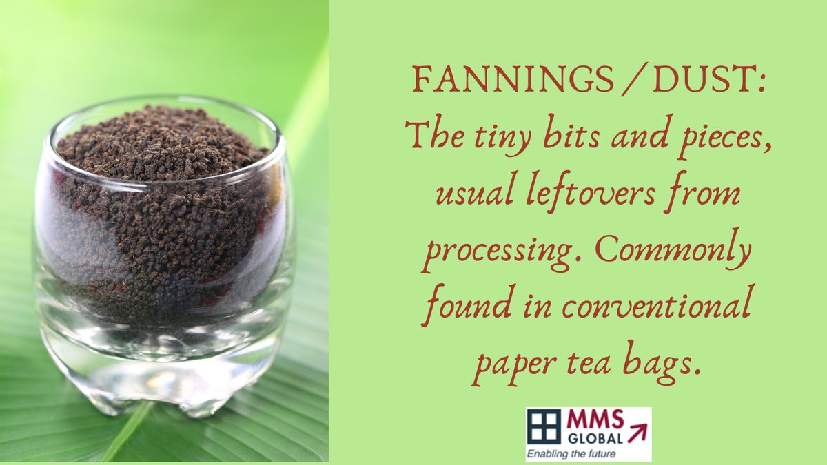 Tea Terminology: Learn Tea Talk.

#tealingo #tealove #teaterminology #teaknowledge #teafacts #teagrades #fannings #teadust #mmsglobal