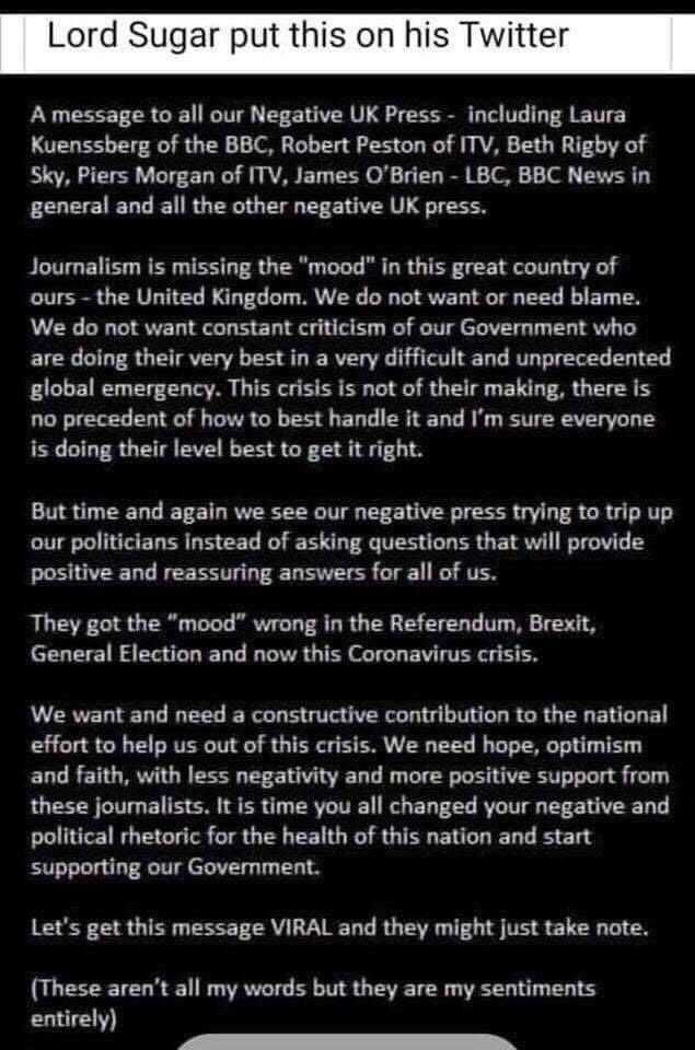 Couldn’t agree more. The media narrative through this pandemic has been appalling sadly.