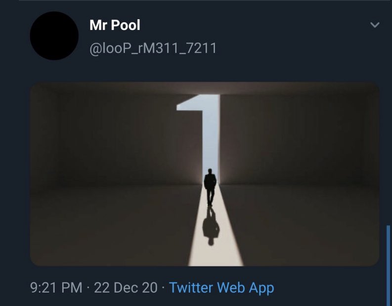 So confirming that 3 and 2 drops were pointing to a countdown. And I would say probably meaning that the countdown points to the reset. I said that if a "1" was posted at some point it could indicate a near reset event. Well, he posted it. 7/*