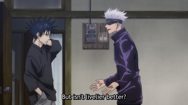 In manga: "I thought you'd like it."