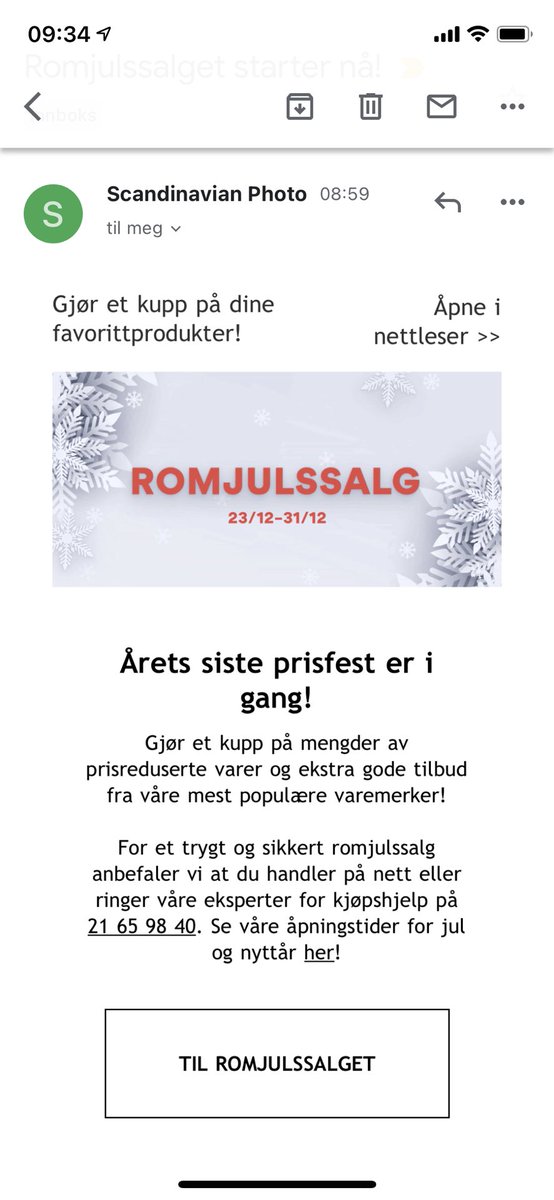 Jeg vil ha #jul før vi begynner å jage #romjulssalg
