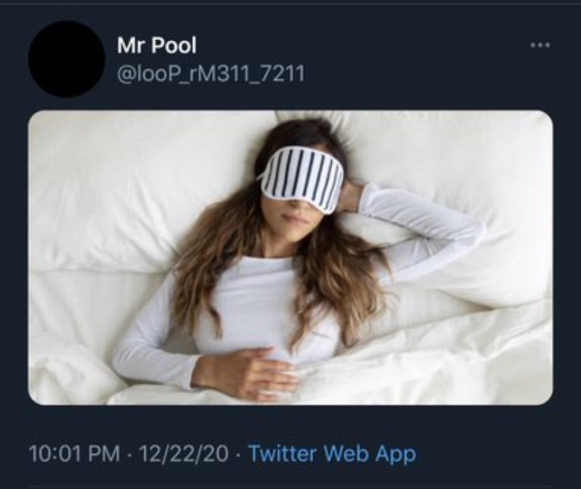 Finally we have to analyze the 3 sleeping images dropped in December 22. They could fit in the "overnight" aspect of the reset theory, the reset will happen just in a single night (Friday night) or a near short period (Friday to Monday). 9/*