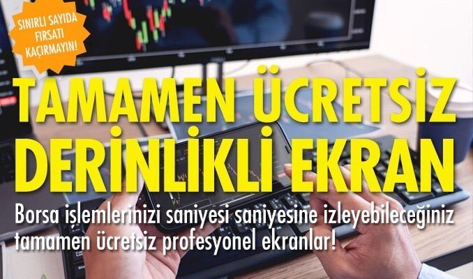 Tamamen Ücretsiz Profesyonel ekranlarda borsa işlemlerinizi saniye saniyesine izleyin!

Sınırlı sayıda!!!

Bu fırsatı kaçırmayın

⬇️
⬇️

İletişim: 0212 286 30 00
Dahili: 202

#hisse #borsa #ımkb #endeks #asels #GARAN #thy #arzum